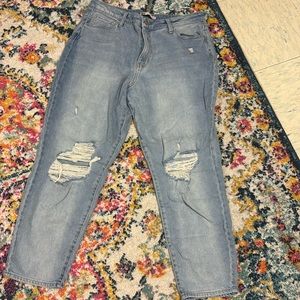 Juniors Sonoma size 13/13W High rise Mom jeans